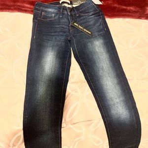 Brand new pair of blue jeans